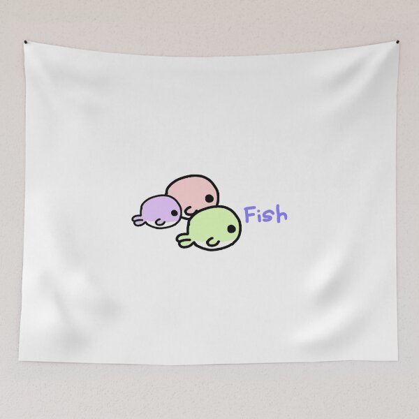 Item preview, Fish doodle design designed and sold by ChocoCafeShop.