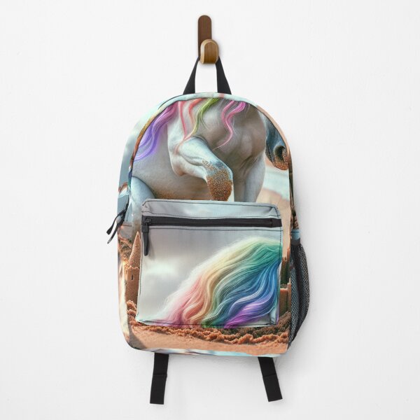 Item preview, Unicorn and a rabbit hanging on beach designed and sold by yodabi.