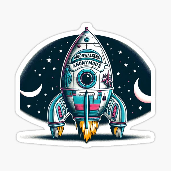 Item preview, Rocketship: Moonwalkers Anonymous designed and sold by Dungeon-Depot.