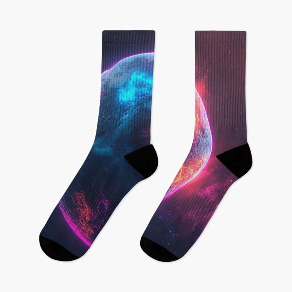 Item preview, Neon Divide: Cosmic Duality in Vivid Contrast designed and sold by Nick Seidel.