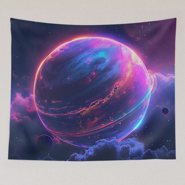 Item preview, Neon Reverie: Ethereal Planetary Rings designed and sold by Nick Seidel.
