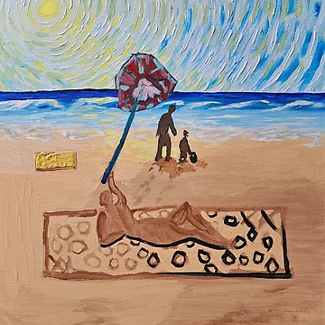 Artwork thumbnail, Beach Day by RudyYoder