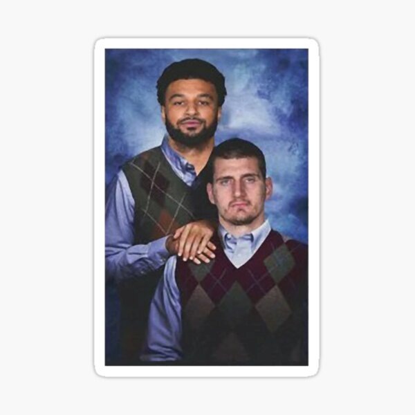 Item preview, Nikola Jokic Jamal Murray Denver designed and sold by AviationsArtist.
