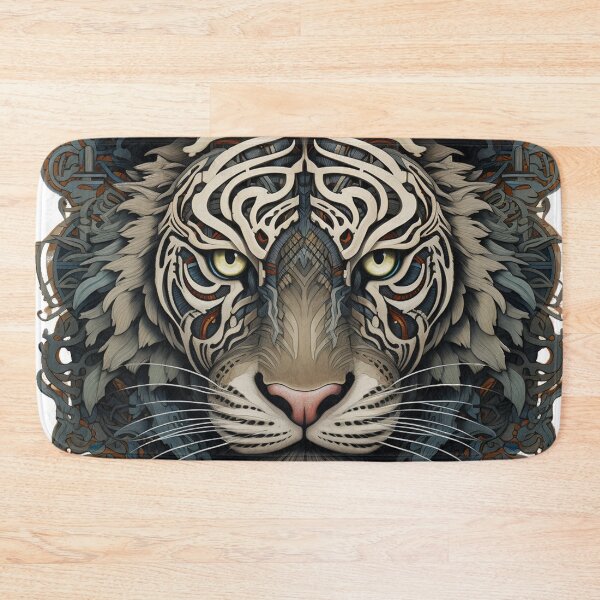 Item preview, Mechanical Majesty: The Tiger's Complex Tapestry designed and sold by dungeonwarriors.