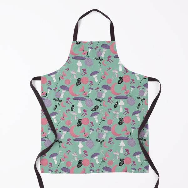 Item preview, Fungi/Mushroom & Moon Pattern Pink, Purple & Mint designed and sold by abi bryan design.