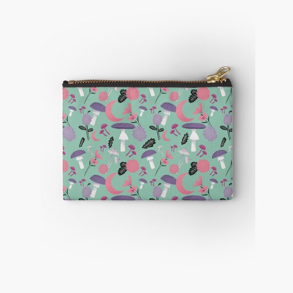 Item preview, Fungi/Mushroom & Moon Pattern Pink, Purple & Mint designed and sold by abi bryan design.