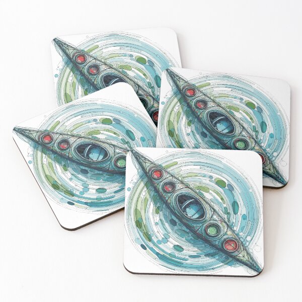 Item preview, Water color kayak designed and sold by Kajakfoto.