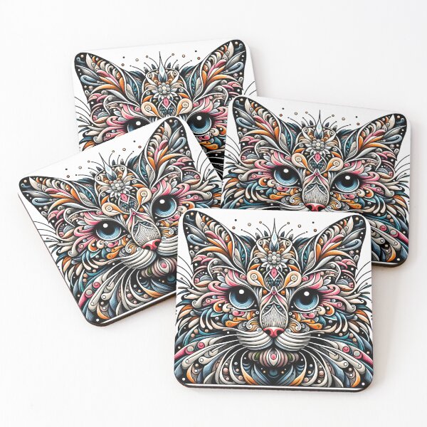 Item preview, Whisker Reverie: Stella's Artistic Symphony designed and sold by BastKittyStore.