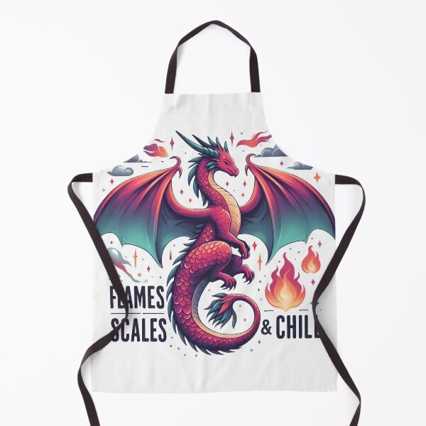 Item preview, Dragon: Flames, scales, & chill designed and sold by Dungeon-Depot.