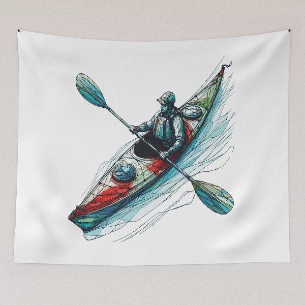 Item preview, Kayak doodles designed and sold by Kajakfoto.