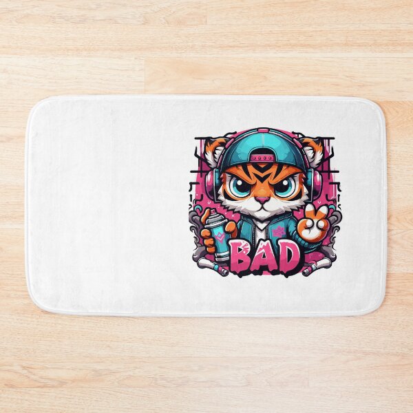 Item preview, Bad Cute Graffiti Tiger designed and sold by BadGraffitiman.