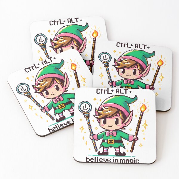 Item preview, Ctrl+Alt+Believe in Magic designed and sold by Dungeon-Depot.