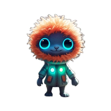 Artwork thumbnail, Fluffy  by BubbleTextBox