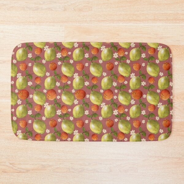 Item preview, Summer Symphony: Bate Organic Design with Refreshing Lemons and Sweet Peaches designed and sold by Almanzart.