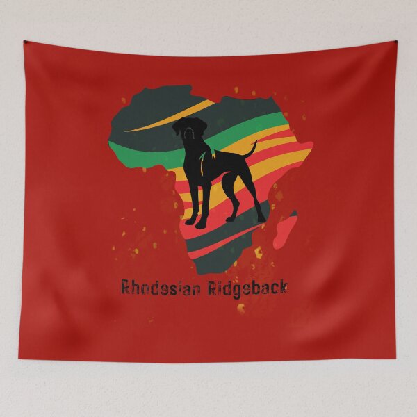 Item preview, Rhodesian ridgeback Africa  maps  designed and sold by BellaLilly.