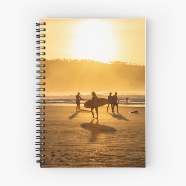 Item preview, Sunrise with surfers on Campeche beach, Florianopolis, Santa Catarina, Brazil designed and sold by Intermundium.