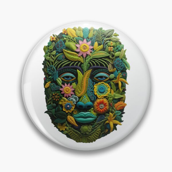 Item preview, Custom Knitted Amazon Rainforest Winter Tranquility Guardian | Embroidered Aesthetic designed and sold by PaddyMcKhan.