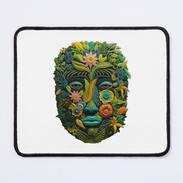 Item preview, Custom Knitted Amazon Rainforest Winter Tranquility Guardian | Embroidered Aesthetic designed and sold by PaddyMcKhan.