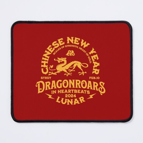 Item preview, Dragon Roars in heartbeat: Chinese New Year Series 2024 -Themed Festive Design designed and sold by bosilvercat.