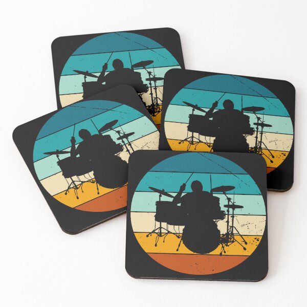 Item preview, Drums Drummer Band Drumset Retro Vintage designed and sold by Merigold.