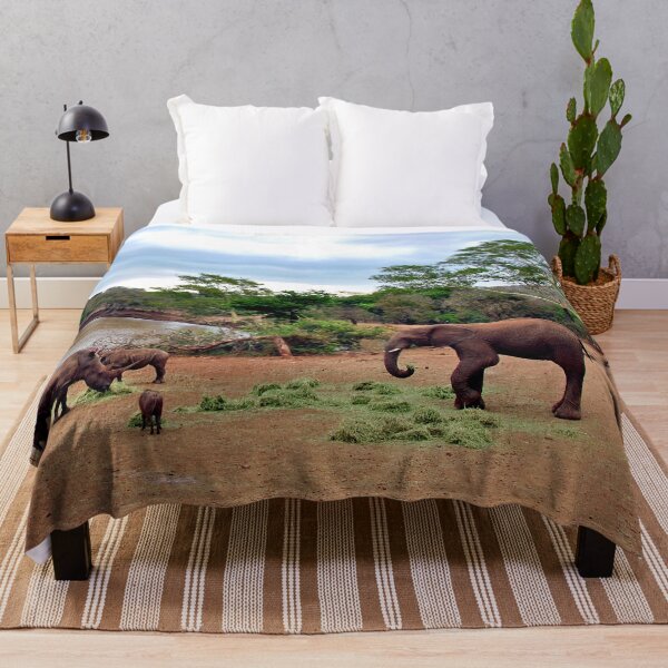 Item preview, African Elephant White Rhinoceros South Africa designed and sold by AndyEvansPhotos.