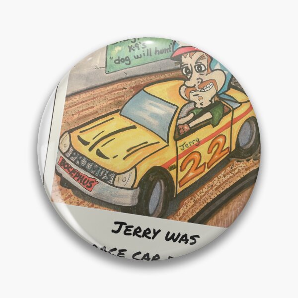 Item preview, Jerry was a race car driver  designed and sold by Jjsfunkystuff.