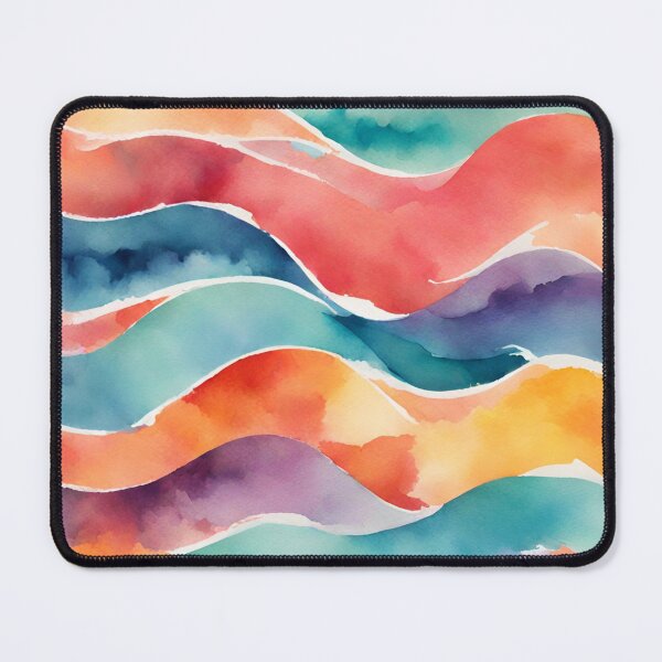 Item preview, Whimsical Watercolor Waves designed and sold by Pink Lemon.