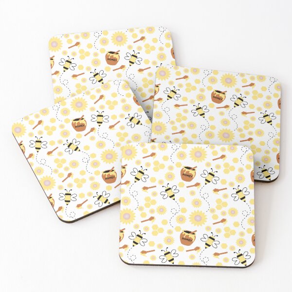 Item preview, honey bees and sunflowers designed and sold by dottiedigitals.