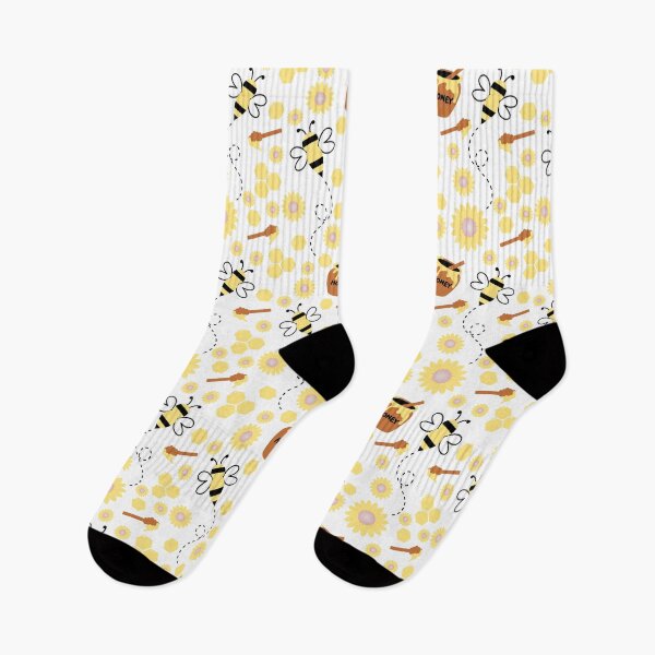 Item preview, honey bees and sunflowers designed and sold by dottiedigitals.