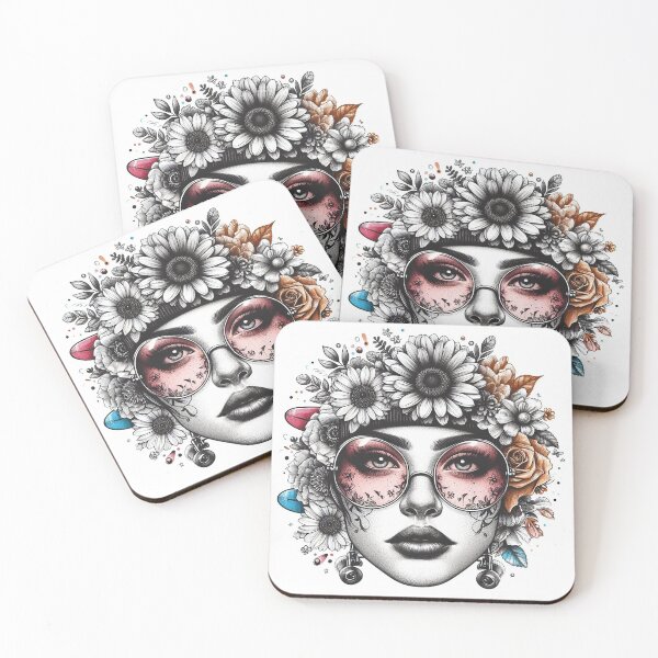 Item preview, Floral Portrait designed and sold by mYaro.