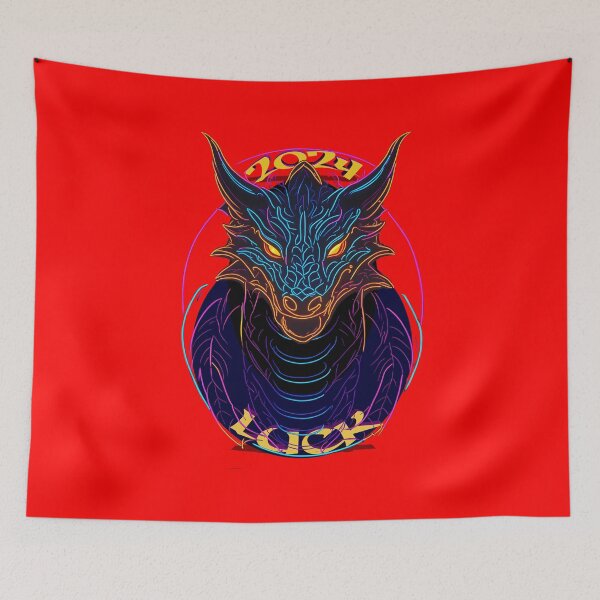 Item preview, Dragon's Luck and Prosperity: Year of the Dragon 2024 designed and sold by leyfinder.