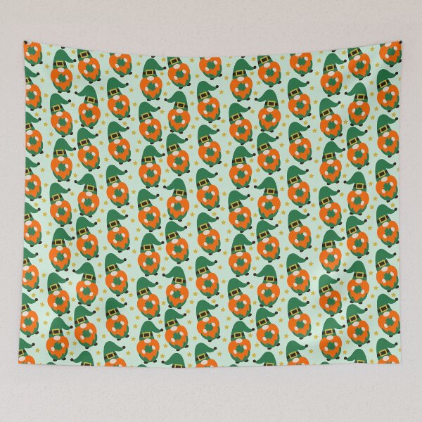 Item preview, Irish gnomes holding shamrocks designed and sold by dottiedigitals.