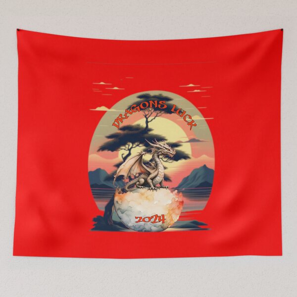 Item preview, Dragon's Luck and Prosperity: Year of the Dragon 2024 designed and sold by leyfinder.