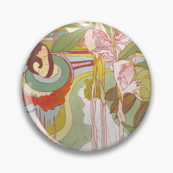 Item preview, Vrouw krijgt visioen in een tuin (1897) designed and sold by darkio123.