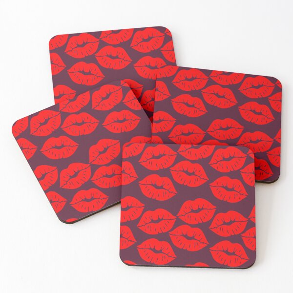 Item preview, Red Lipstick kisses marks designed and sold by dottiedigitals.