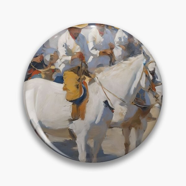 Item preview, MEXICAN COWBOYS OIL PAINTING designed and sold by PIGCASSOSAIART.
