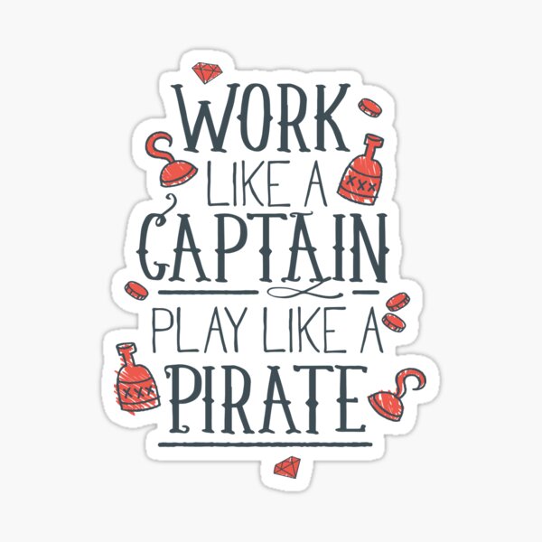 Item preview, Captain's Creed: Work Like a Captain - Nautical Motivation Tee designed and sold by pizzaboyin.