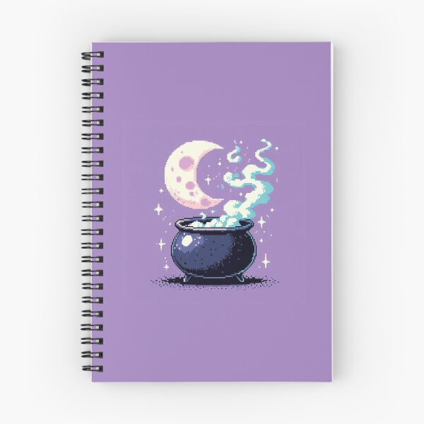 Item preview, Magic Moon Cauldron Pixel Art designed and sold by DakaPixelArt.