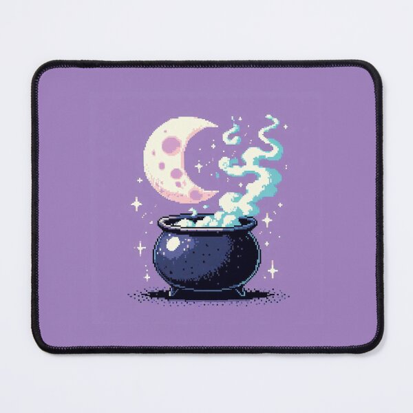 Item preview, Magic Moon Cauldron Pixel Art designed and sold by DakaPixelArt.