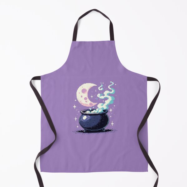 Item preview, Magic Moon Cauldron Pixel Art designed and sold by DakaPixelArt.