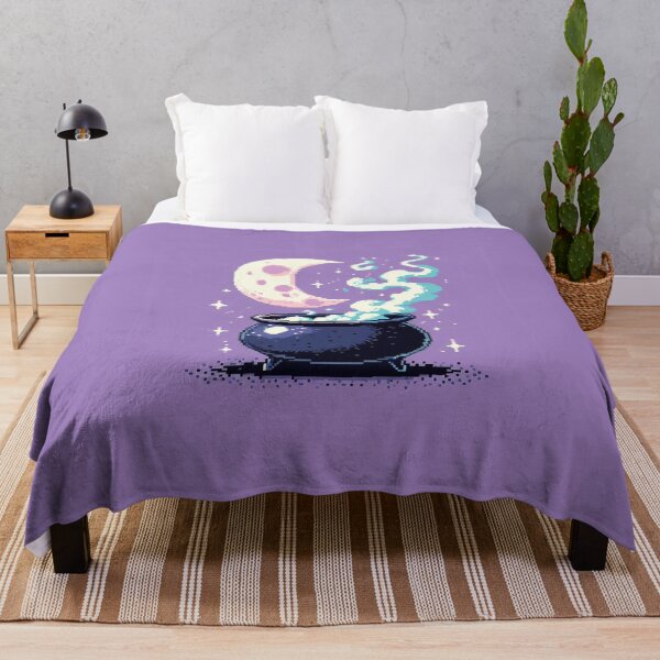 Item preview, Magic Moon Cauldron Pixel Art designed and sold by DakaPixelArt.