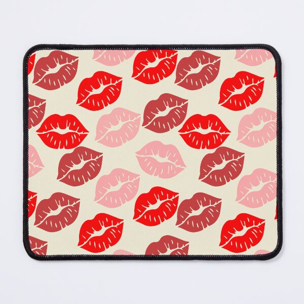 Item preview, Red and Pink Lipstick Kiss Marks designed and sold by dottiedigitals.