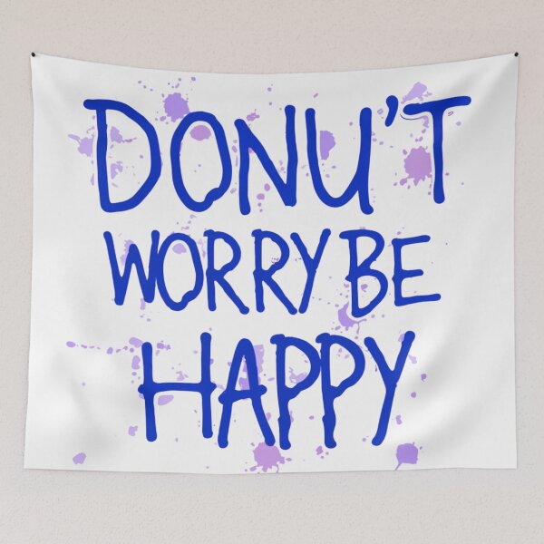 Item preview, Donut worry be Happy designed and sold by DriveRogue.