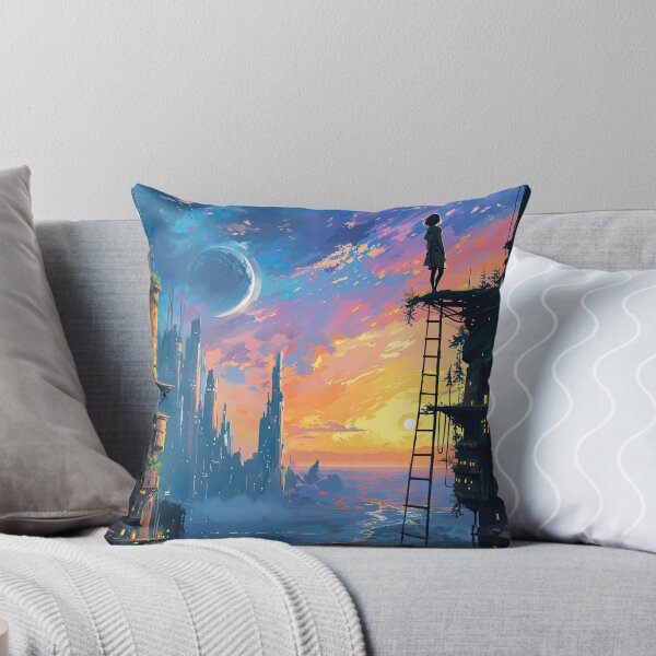 Item preview, Girl, City, Moon designed and sold by Digital Arts Central.