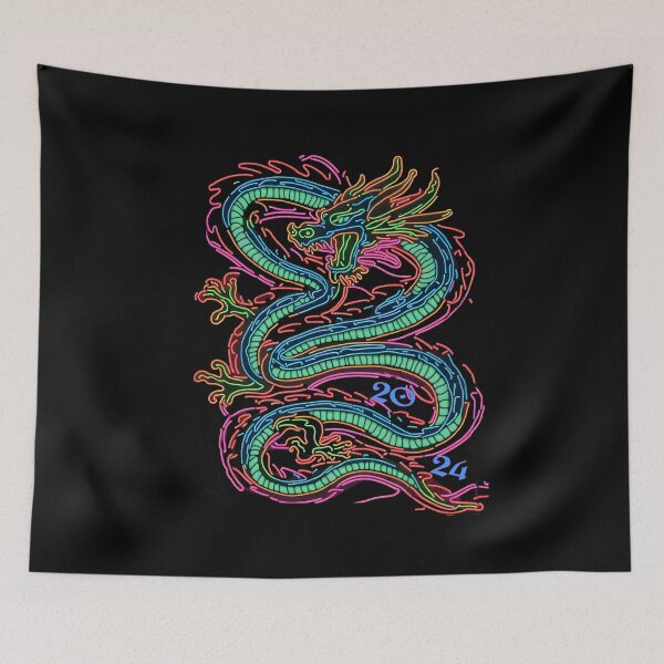 Item preview, Dragon's Luck and Prosperity: Year of the Dragon 2024 designed and sold by leyfinder.