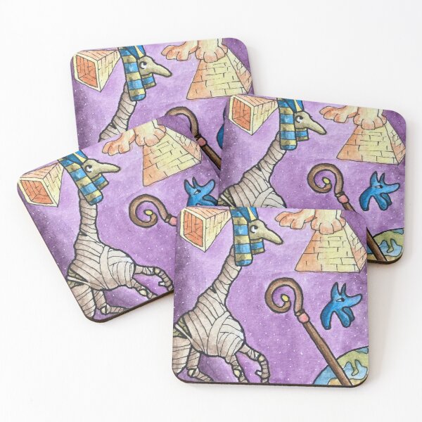 Item preview, Giraffe in Space Egypt designed and sold by Katie Atkin.