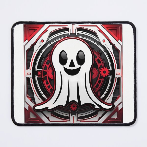 Item preview, Irresistible Digital Art: Friendly Red Mechanical Ghost designed and sold by Artedig.