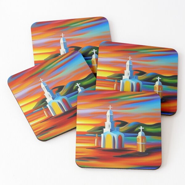 Item preview, Calm Maritime Village: Idyllic Sunset Scene 6 designed and sold by artnftjimmy.