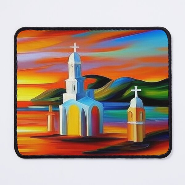 Item preview, Calm Maritime Village: Idyllic Sunset Scene 6 designed and sold by artnftjimmy.