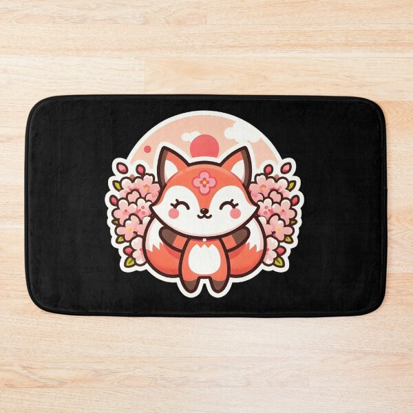 Item preview, Japanese Fox Cherry blossom Flower sakura trees Kawaii  designed and sold by SlocifieShop.